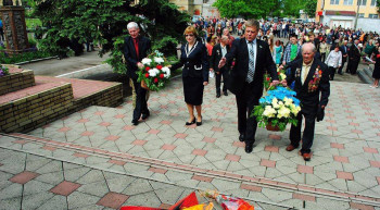 Урочисте святкування Дня Перемоги в м. Мар'їнка